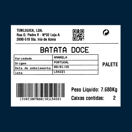 13 Etiqueta Fruta Palete